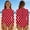 Red, variant on Cethrio Girls' One Piece Swimwear, Surfing Summer Beach Long Sleeve Kids Bathing Suit Hot Pink Size 7-8
