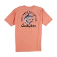 thumbnail image 2 of Quiksilver Mens Aquatic Logo Graphic T-Shirt, Orange, Large, 2 of 2