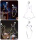 thumbnail image 4 of Luminoso Rabbit 2 PCS LED Pascua Colgando Lindas Luces Hadas Zanahoria La Con Succión, 4 of 8