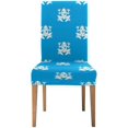 thumbnail image 1 of RYLABLUE Frog Stretch Chair Cover Protector Seat Slipcover for Dining Room Hotel Wedding Party Set of 1, 1 of 5
