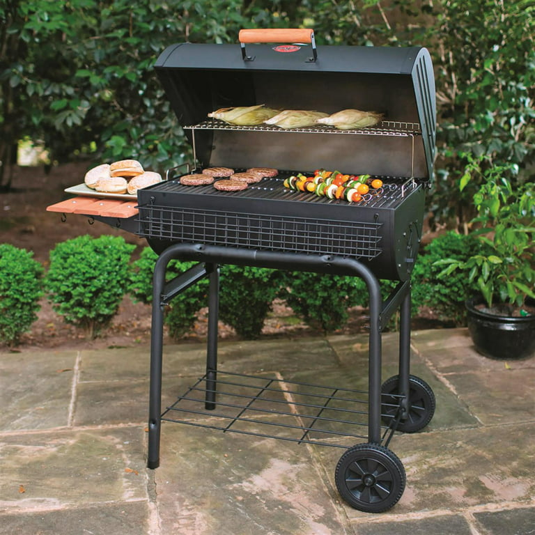 Everdure 20 Cast Iron Portable Charcoal Grill with Cover 