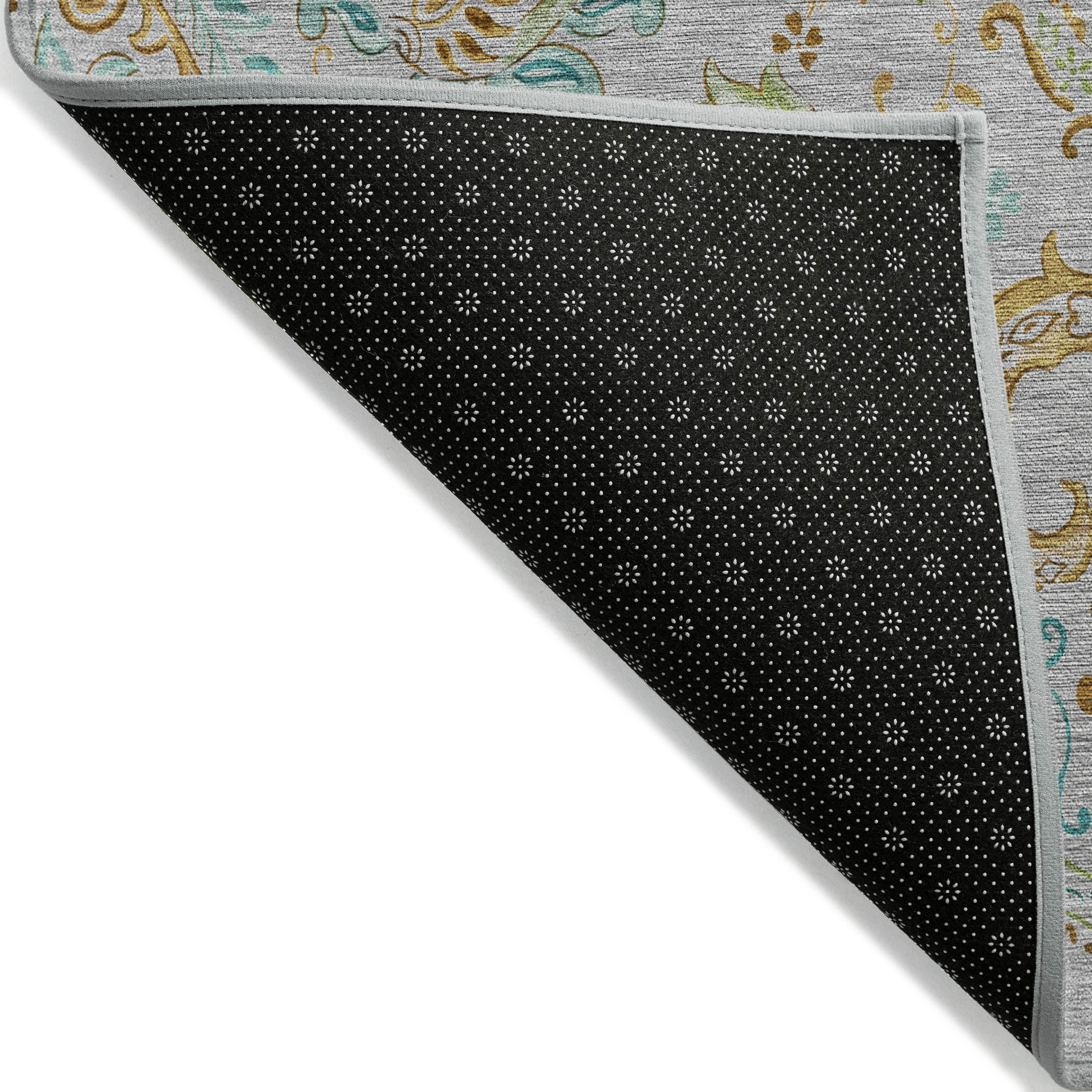 Addison Rugs Chantille Indoor/Outdoor Transitional Paisley Gray Washable Rectangle Rug, 8' x 10'
