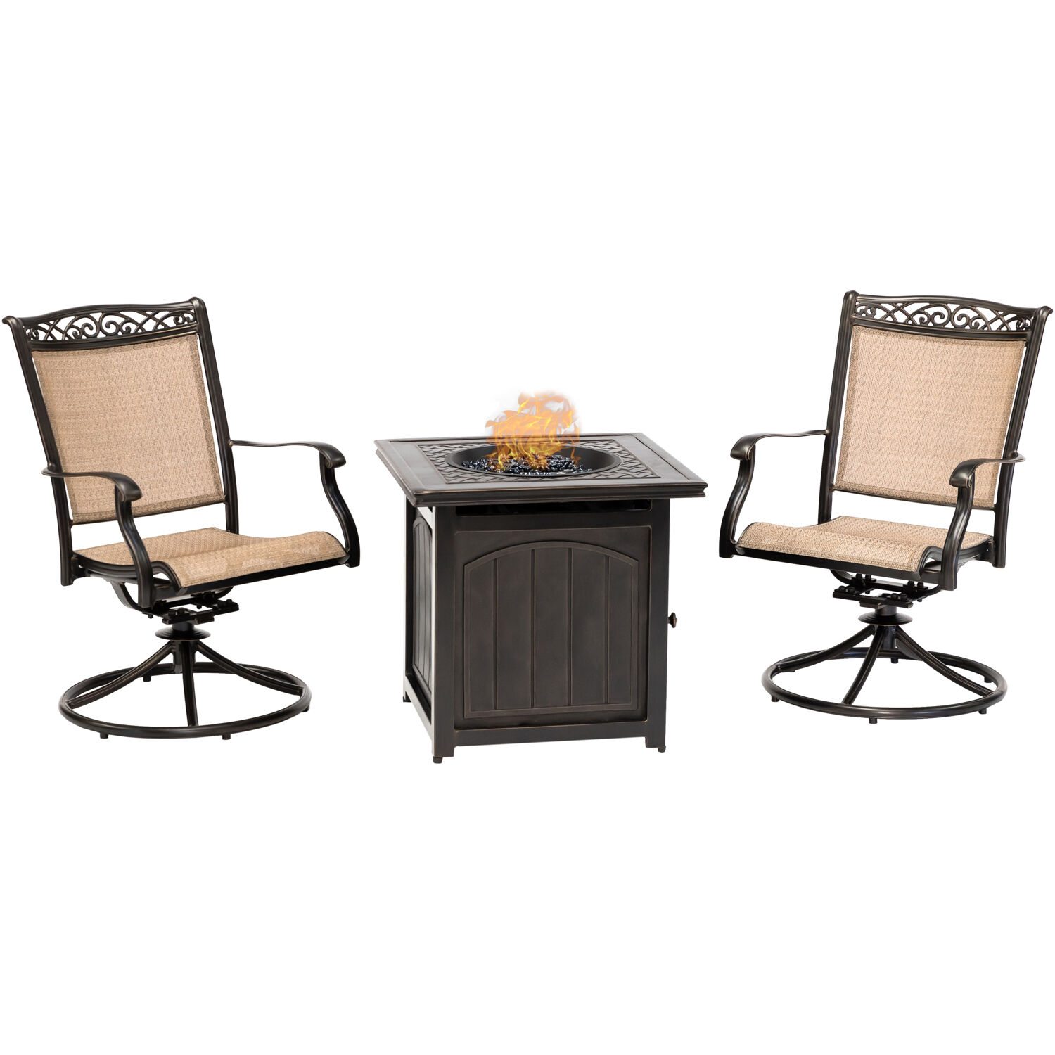 eldorado 3 piece sling cafe set