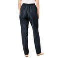 thumbnail image 3 of Woman Within Women's Plus Size Tall  Woven Pant Pant, 3 of 5
