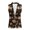 Autumn Harvest Pattern, variant on Breathable Women's Sleeveless Waistcoat Vest for Summer Work Date, Midweight Open Front Outerwear Vest, Turkey