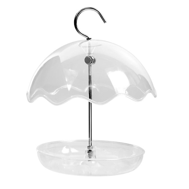 Bird Feeder Scattering And Spilling For Feeding Parrots And With Hanging Bird Feed Box Automatic Feeder