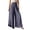 Gray, variant on Womens Bootcut Cargo Smocked Waist Bermuda - Ripped Cotton Linen Winter Green S