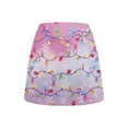 thumbnail image 6 of Yuyamidu Colorful Lights Tennis Skirts for Women High Waisted Golf Skort with Shorts Christmas Sports Skirt Activewear with Pocket Size 2XL, 6 of 8