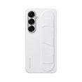 thumbnail image 1 of Funda para Samsung Galaxy S25 con tacto suave y soporte, blanca, 1 of 6