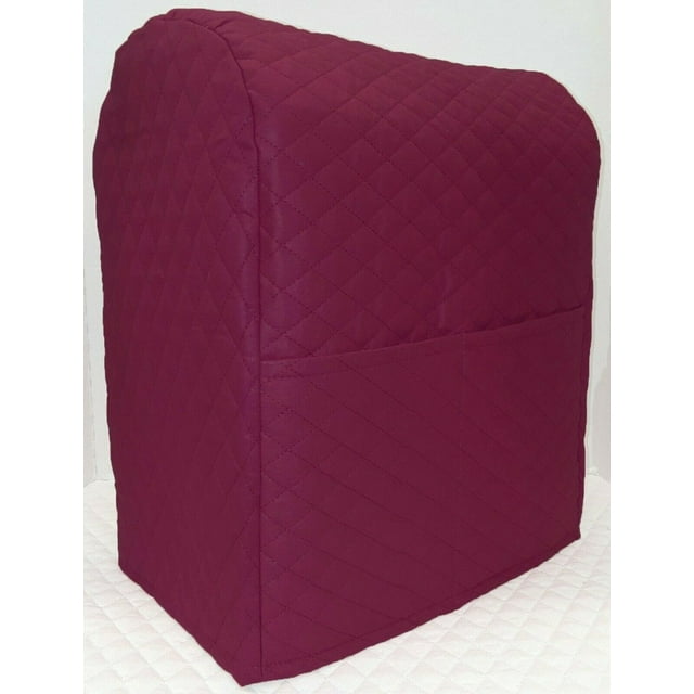 Quilted Cover Compatible with Kitchenaid Stand Mixer by Penny's Needful Things (Burgundy, 4.5/5qt Tilt Head)