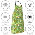 thumbnail image 5 of Naloa Cartoon Duck Apron Kitchen Aprons with Pockets for Women Men Chef, 5 of 8