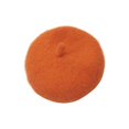 thumbnail image 3 of Dog Cat Beret Wool Yard Adjustable Elastic Hat Durable Adjustable Elastic Rope Costume Warm Orange, 3 of 9