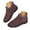 Coffee, variant on Snow Boots for Women Winter Boot with Warm Furry Lined Ankle Booties Outdoor Slip on Waterproof Short Boots