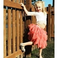 thumbnail image 2 of Douhoow 1-6Y Kids Girls White Long Sleeve Lace Shirt + Tutu Skirt 2Pcs Outfit Set, 2 of 8