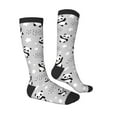 thumbnail image 3 of Daiia Sports Socks Pandas Printed Novelty Crew Socks for Men Women Knee High Socks Cotton Socks Soft & Breathable Support Unisex Socks, 3 of 9