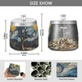 thumbnail image 2 of Yayeee Ashtray with Lid for Cigarette Smokeless Stainless Steel Home Ash Holder, Swirling Starry Sky, 2 of 7