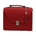 thumbnail image 1 of Bolso en Piel Vacuno Cincelada Fana Mercedes Rojo FANA BOLSOS Bolsa de Mano en Piel, 1 of 3