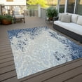 thumbnail image 6 of Addison Rugs Chantille Indoor/Outdoor Transitional Medallions Navy Washable Rectangle Rug, 5' x 7'6", 6 of 6