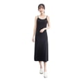 thumbnail image 4 of 2024 Femmes Femme Robe d'Été Bas en modal Jupe à Bretelles Jupon pour Femmes Longueur Moyenne Ample Sans Manches Robe Débardeur Robes QZX, 4 of 7