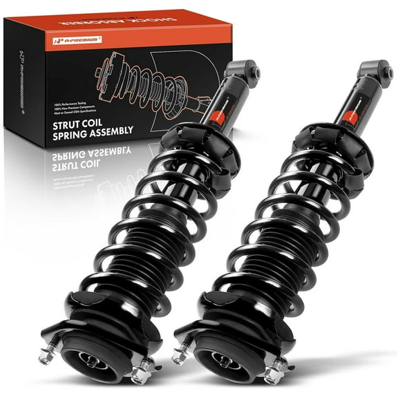 A-Premium Rear Pair (2) Complete Strut & Coil Spring Assembly Compatible with Subaru Forester 2014 2015 2016, Driver and Passenger Side