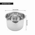 thumbnail image 3 of Dsseng1.59gal Stainless Steel Pressure Cooker Liner - Inner Pot for Rice  Cooking Time & Temperature  Durable & Easy-Clean Design  Compatible with Most Models  Kitchen Appliance  Sleek Me, 3 of 5