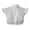 3 White, variant on Krdevn Ruffle Sleeve Button Front V-Neck Crop Top Casual Dressy Blouse (Little Girls, Big Girls),11-12 Years