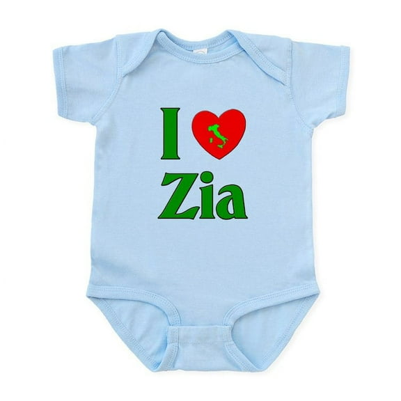 CafePress - I (Heart) Love Zia Infant Bodysuit - Baby Light Bodysuit, Size Newborn - 24 Months