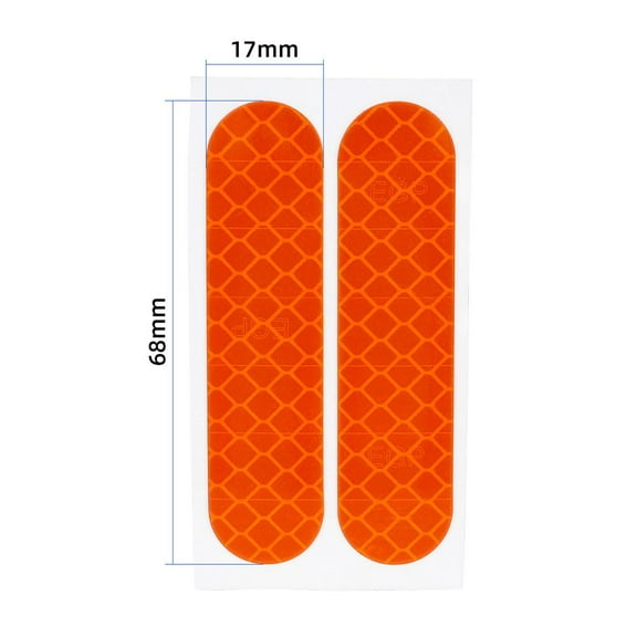 Rooha Sticker Reflective Stickers Front Fork Cover Sticker 1 Pair Electric Scooter Sticker Accessories Anti-Skid Anti-Slip