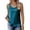 Blue Green, variant on Zeagoo Silk Satin Tank Tops for Women Scoop Neck Sleeveless Camisole Tops 2025 Summer Basic Blouses