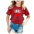 thumbnail image 1 of TZEWGL T-Shirts pour Nouveau-Né Été Manches Courtes Col Rond Imprimé Graphique Vêtements de Base pour Bébé Taille 3-4T, 1 of 4