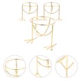 thumbnail image 3 of 3pcs Convenient Air Plant Holders Geometric Metal Practical Air Plants Racks, 3 of 8