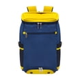 thumbnail image 1 of Mochila de tenis para mujer y hombre con compartimento para zapatos y bolsillo lateral Amarillo azul, 1 of 8