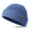 Blue, variant on Merino Wool Fisherman Beanie for Men & Women, Short Ribbed Knit Cuffed Winter Beanie Hat, Soft Warm Stretch Fit, One Size Fits Most