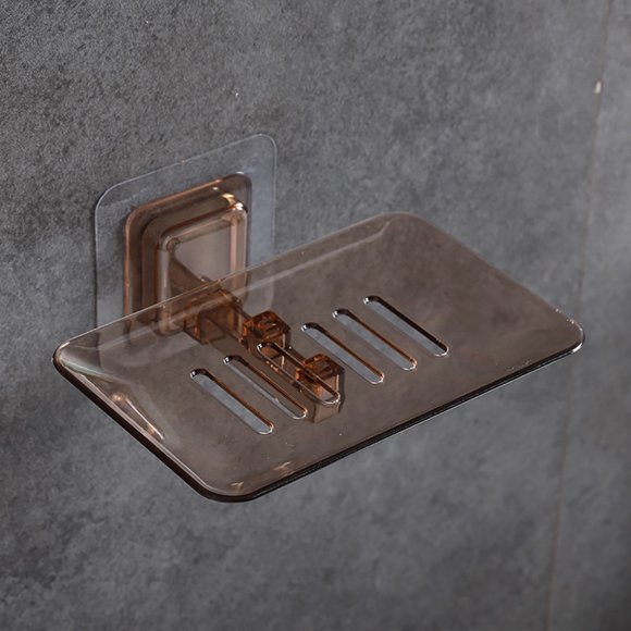 Rvkxad Aerial Bathroom Soap Dish and Storage Tray, Wall-Mounted Soap Box for Shower and Sink, Soap Holder, Soap Saver