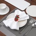 thumbnail image 4 of witspace Christmas Napkin Rings Napkin Holder Rings Wreath Santa Claus Candy Cane Reindeer Christmas Tree Design Napkin Rings for Christmas Holiday Party Dinner Table Decoration, 4 of 4