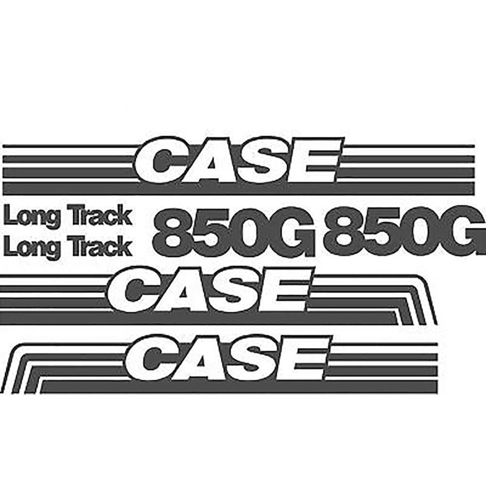 New Whole Machine Decal Set Fits Case Crawler Dozer 850G Long Track