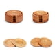thumbnail image 5 of Juego de 6 uds. De posavasos de ratán de otoño, posavasos aislantes para el hogar tejidos a mano, tapetes para tetera, 10cm, 5 of 5