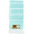 thumbnail image 2 of Organic Prewashed Cotton Turkish Beach Peshtemal Towels Best for Travel Camping Bath Sauna Boho Beach Towels Absorbent Stylish Eco Friendly Thin Towels, 70x37 Inches ( Fair Aqua), 2 of 3