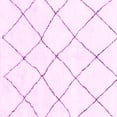 thumbnail image 1 of Ahgly Company Indoor Square Solid Pink Modern Area Rugs, 5' Square, 1 of 4