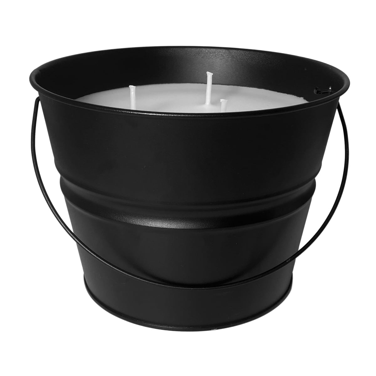 Dark Gray Terra-Cotta Citronella Candle Pot, 9 Oz.