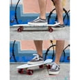 thumbnail image 3 of MoBoard 27“ Skateboard for Kids & Adults Professional & Beginner Levels with Interchangeable Wheels, Red/Spray, 3 of 5