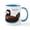 White/Blue Inside, variant on CafePress - Ruddy Duck Mug - 11 oz Ceramic Mug - Novelty Coffee Tea Cup