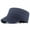 Dark Blue, variant on Men Solid Cotton Army Cadet Combat Military Hat Flat Sun Summer Baseball Cap