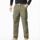 thumbnail image 3 of Ceisia Men Solid Color Fleece Multi Pocket Work Pants Loose Drawstring Gift Elastic Cuff Trousers, 3 of 7