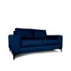 thumbnail image 3 of Sofá de 2 plazas con Tapizado Color Azul Noche. Estructura de Madera Sólida y Patas de Acero, 3 of 4