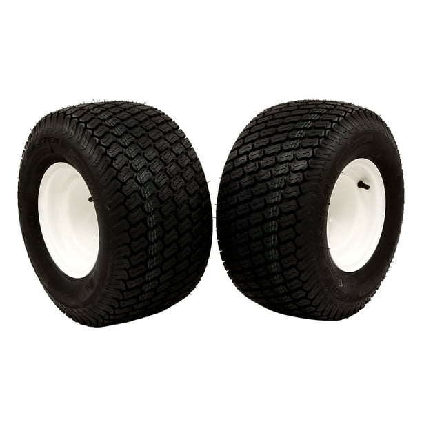 (2) Walker Wheel Assemblies 18x9.508 White Replaces 7070 Fits Models D