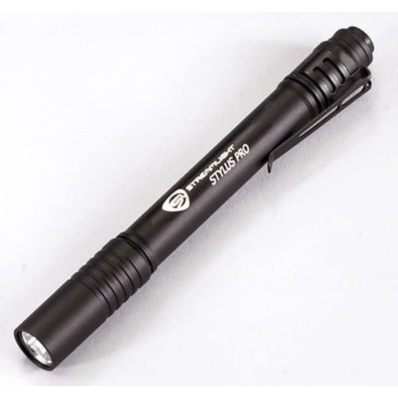 1PK Streamlight 66118 Stylus Pro Black / White LED Flashlight