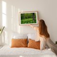 thumbnail image 2 of Ferns - Virginia Photography Oak Framed Wall Art Print 24 x 36 inches, 2 of 6