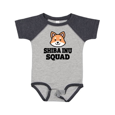 

Inktastic Dog Shiba Inu Squad Gift Baby Boy or Baby Girl Bodysuit
