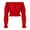 Red, variant on Qepwsc Women's Off Shoulder Tops Sweatshirt Tops Fall Puff Long Sleeve Slim Fits Casual Tops Shirts Blouses Fashion Clothing